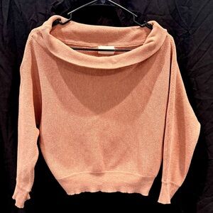 Dreamers Soft Pink Cowl Neck Sweater